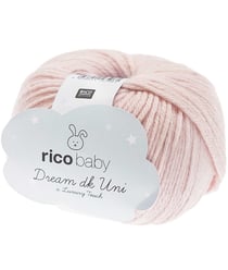 Fil à tricoter Rico Baby Dream Uni Dk - Rico Design 02 Rose
