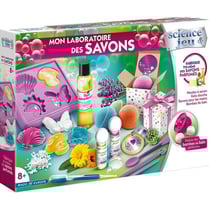 Mon laboratoire des savons - science et jeu - clementoni - 52277 - cosmetiques