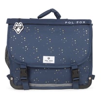 Cartable 41 cm Bagtrotter – Bleu marine – POL FOX STAR BLUE – 2 compartiments