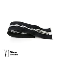 Fermeture éclair Z31 - Séparable 9mm Noir 50 cm