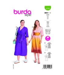 Patron Burda 5724 - Robe taille n°FR 38-50
