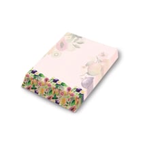 Bloc notes biseauté 180 pages - Hirondelles & Cie - Flamingo Tropico