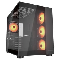 Boitier gaming - Cougar Gaming - FV150RGB - Noir - Mini-ITX, Micro-ATX et ATX - GPU 400 mm - ARGB - Jusqu’à neuf ventilateurs