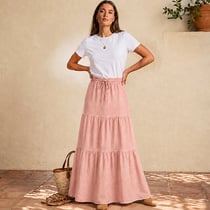 Kit Couture Craftine Jupe Inaya Lin rose