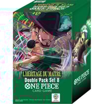 Double pack one piece card game : op12 - l'héritage du maître - cartes à collectionner française