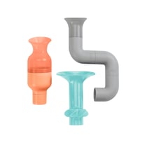 TUBES™ Ensemble de tuyaux ventouse avec accessoires pour le bain 3 pcs