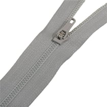 Fermeture non séparable mailles spirales spéciale pantalon - gris