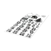 Clear Stamps - Calendr.de l'avent Classic, 97x205mm, 33 motifs, 1feuille