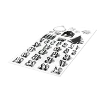 Clear Stamps - Calendr.de l'avent Classic, 97x205mm, 33 motifs, 1feuille