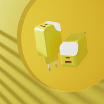 Adaptateur Secteur Rapide 65W Jaune