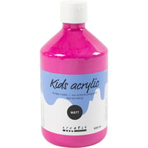 Peinture Acrylique Mate, rose, 500 ml/ 1 flacon