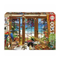 Puzzle 2D 1500 pièces - Fenêtre de l'Observateur d'Oiseaux - EDUCA