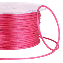 Bobine 100m queue de rat 2mm rose fluo