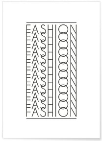 Affiche 'Fashion' | A3 : 29,7x42cm