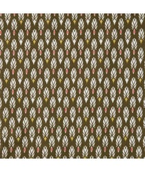 Tissu Pilam coton de 150 cm de largeur Bronze/corail Multicolore vendu par 50 cm