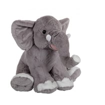 Peluche - Éléphant assis - 50 Cm