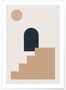 Affiche Abstract Figures 3 | A3 : 29,7x42cm