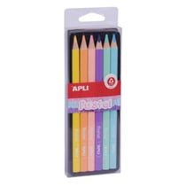 Set de Crayons Couleurs Assorties Pastel 6 pièces