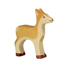 FIGURINE HOLZTIGER BICHE 10 CM