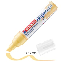 Marqueur Acrylic Edding 5000 - Pointe Large biseautée - Jaune Pastel