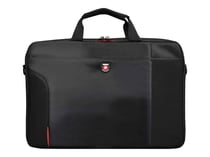 Port Designs Sacoche PC pour ordinateur portable urban design HOUSTON Toploading 15.6 pouces noire