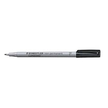 Lot de 10 marqueurs non-permanents pointe ogive fine 0,6 mm - STAEDTLER - Lumocolor 316 - Noir