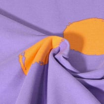 Tissu Jersey Coton Géométrique sur fond Violet