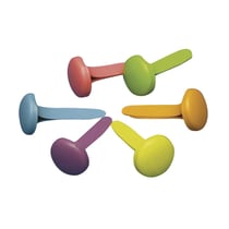 Brads "Rond", mélangé, 8 mm ø, boîte blister 50 pces