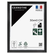 Cadre photo Pandore noir argent 30x40 cm