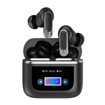Ecouteurs Bluetooth Écran Tactile ANC Or Champagne Son 3D Immersif Noir YONIS