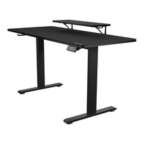Bureau gaming électrique - Cougar Gaming - E-STAR140 - Assis-debout - Hauteur réglable de 72 à 117 cm - 2 préréglages de mémoire