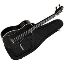 Journeyman Mahogany U-Bass Black + housse Kala