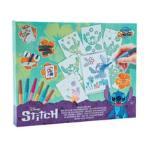 Coffret pochoirs Stitch spray pen - Mercier - Aqua