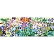 Puzzle panorama les tigres arc en ciel 1000 pieces - collection martyna zoltaszek - djeco - dj07647