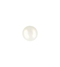 Bouton perle ovale 10mm blanc