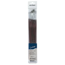 5 pinceaux - Aquarelle - Huile - Fibres synthétiques - Da Vinci - Plat - Rond