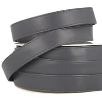Bobine 10m Sangle simili cuir gris foncé 25mm