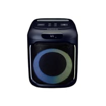 Lenco Enceinte TWS Bluetooth 5.0 Compacte IPX4 100W RMS avec Éclairage LED et Micro Noir