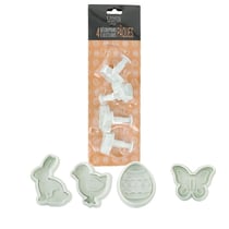Découpoirs éjecteurs thème Pâques Patisdécor (x 4)