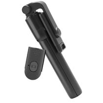 Setty Perche Selfie Télescopique 67 cm avec Trepied et Télécommande Bluetooth Noir