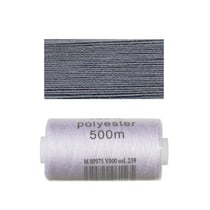 Bobine 500m fil polyester Couleur gris