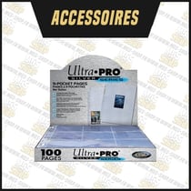 Ultra Pro - lot de x100 feuilles 9 Cases - Silver Series