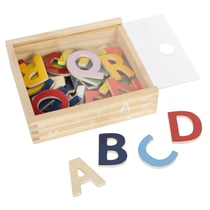 Lettres magnétiques colorées