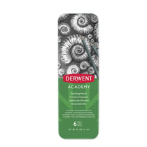 Derwent - Crayons d'esquisse Derwent Sketching Academy 6 pièces (3b à 2h)