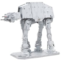 MetalEarth: ICONX - STAR WARS / IMPERIAL AT-AT 9,3x5x10,16cm, maquette 3D en métal avec 2,5 feuilles multicolorées, en boîte, 14+