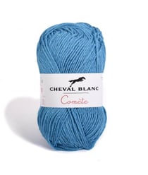 Pelote de coton Comète - Cheval Blanc 188 Bleu