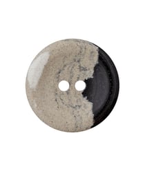 Carte de 4 boutons Recyclés 15mm bleu Foncé - Union Knopf Ecru