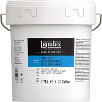 Gesso - Transparent - Acrylique, aquarelle, huile - Liquitex - Pot de 3,78L