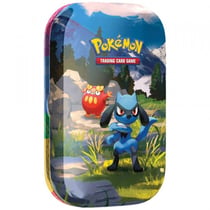 Mini-tin pokémon me2.5 méga evolution : héros transcendants : riolu et darumarond - asmodee - cartes à collectionner française