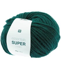 Laine à tricoter Essentials Super Chunky 50 gr - Rico Design 15 Vert